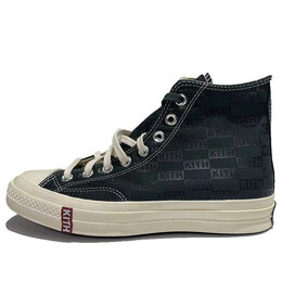 Кроссовки kith x chuck 70 high 'black monogram' Converse, черный 171864c | black