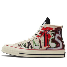 Кроссовки come tees x chuck 70 high 'realms and realities' Converse, белый 173121c | white/red