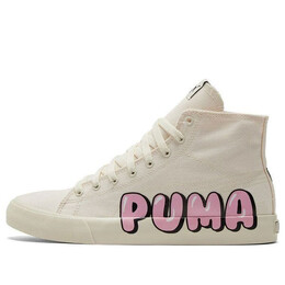 Кроссовки bari mid 'logo - white' Puma, бежевый 387235-01 | cream/white/pink