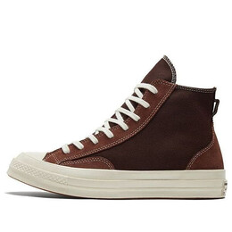 Кроссовки chuck 70 high 'final club - dark root' Converse, коричневый 173196c | dark brown/white