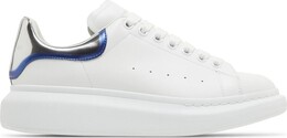 Кроссовки Alexander McQueen Oversized Sneaker 'White Silver Blue', белый 750335 widjn 8711 | white