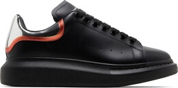 Кроссовки Alexander McQueen Oversized Sneaker 'Black Silver Welsh Red', черный 750335 widjn 1650 | black