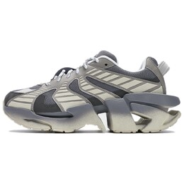 Space Chunky Sneakers Men Low-Top Gray, кроссовки мужские Fila f12m433117fqa | mercury grey / rope brown
