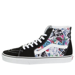Кроссовки sk8-hi 'sticker mash up' Vans, черный vn0a38gevfv | black/white