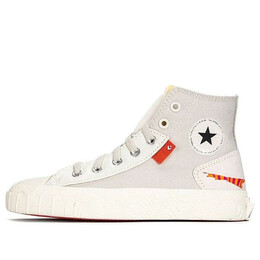 Кроссовки chuck taylor all star high 'tear away - light bone' Converse, бежевый a00794c | cream/red