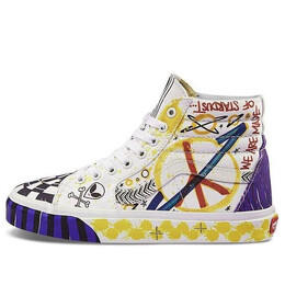 Кроссовки sk8-hi galactic goddes 'yellow blue' Vans, желтый vn0a38gevjz | yellow/blue