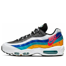 Кроссовки air max 95 Nike, белый aj2018-123 | white/red orbit-university gold