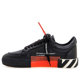 Кроссовки vulcanized low 'black white' Off-White, черный omia085f19d680011001 | black