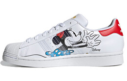 Кроссовки Adidas Superstar Disney Mickey And Minnie White Vivid Red gw2248