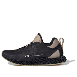 Кроссовки y-3 runner 4d 'black sesame' Adidas, черный fx1058 | black/brown