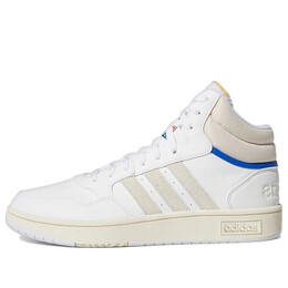 Кроссовки hoops 3.0 средние Adidas, белый gz1345 | cloud white/chalk white/core black