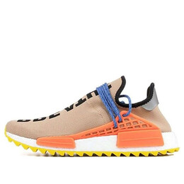 Кроссовки x pharrell nmd hu trail 'pale nude' Adidas, мультиколор ac7361 | pale nude/core black/yellow