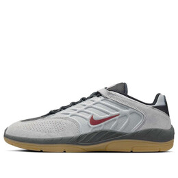 Кроссовки sb vertebrae 'light smoke grey team red' Nike, серый fd4691-004 | light smoke grey/dark team red/dark smoke grey/black/gum light brown
