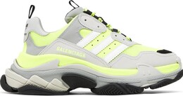 Кроссовки Adidas x Balenciaga Triple S Sneaker 'Fluo Yellow', серый 712821 w2zb5 7512 | grey