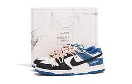 Кроссовки Nike Skateboard Shoes Men Low-Top Blue dv0834-101(team59-男款黑蓝八)
