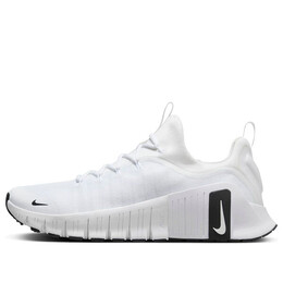 Кроссовки free metcon 6 'white black' Nike, белый fj7127-101 | white/white/black