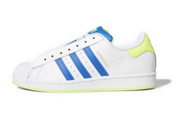 Кроссовки Adidas Superstar Laceless White Blue Solar Yellow fv3020