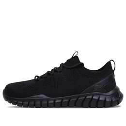 Кроссовки overhaul black Skechers, черный 52820-bbk | black