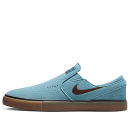 Кроссовки sb janoski+ slip 'denim turquoise gum' Nike, бирюзовый fn5893-400 | denim turquoise/denim turquoise/gum light brown/cacao wow