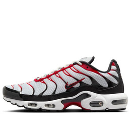 Кроссовки air max plus 'pure platinum black red' Nike, мультиколор fn6949-002 | pure platinum/black/white/university red
