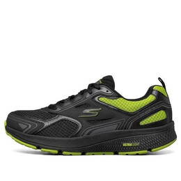 Кроссовки go run consistent black/yellow Skechers, черный 220081-bklm | black/yellow