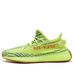 Кроссовки yeezy boost 350 v2 'semi frozen yellow' Adidas, мультиколор b37572 | sefrye/rawste/red