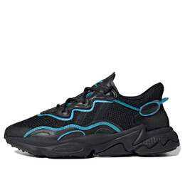Кроссовки ozweego 'bright cyan' Adidas, мультиколор fv3593 | cblack/cblack/brcyan