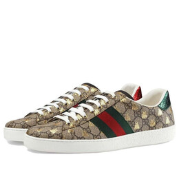 Кроссовки ace gg supreme 'bees' Gucci, бежевый 548950-9n020-8465 | tan