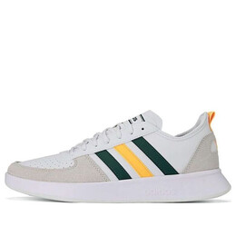 Кроссовки court 80s 'white green yellow' Adidas, белый fv8540 | white/green/yellow