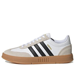 Кроссовки gradas 'white black gum' Adidas, белый fw3378 | white/gray/black