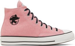 Кроссовки Converse Stussy x Chuck 70 High Surfman, розовый a02052c | pink