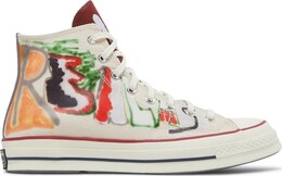 Кроссовки Converse Come Tees x Converse Chuck 70 High Realms and Realities, разноцветный 173121c | multi-color
