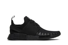 Кроссовки Adidas Neighborhood x NMD_R1 Primeknit 'Triple Black', черный bb9245 | black