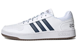 Кроссовки Adidas Neo Hoops 2.0 Vintage Basketball Unisex, белый/темно-синий gz7969