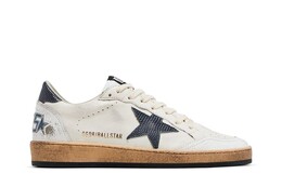 Кроссовки Golden Goose Ball Star White Dusty Blue, белый gmf00117 f006166 11878 | white dusty blue