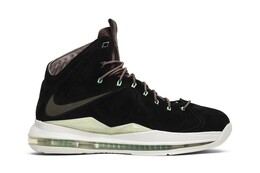 Кроссовки Nike LeBron 10 EXT QS 'Black Suede', черный 607078 001 | black