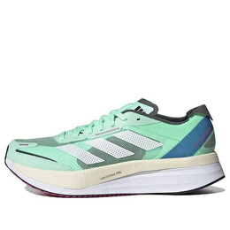 Кроссовки adizero boston 11 shoes Adidas, зеленый gv9064 | pulse mint / cloud white / crystal white