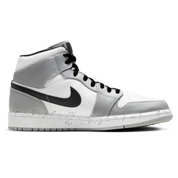 Баскетбольные кроссовки Air 1 Vintage Men Mid-Top Grey/White Jordan 554724-092(team10-书法墨竹) | gray