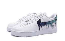 Мужские кроссовки для скейтбординга Nike Air Force 1, White cw2288-111(team240-男款蓝色熔岩） | white