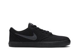 Кроссовки Nike Check Solarsoft Canvas SB 'Triple Black', черный 843896 002 | black