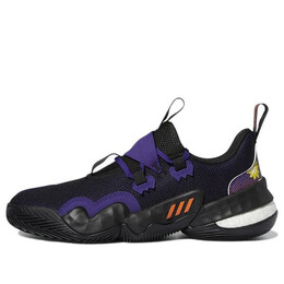 Кроссовки trae young 1 Adidas, черный gz4627 | black/purple