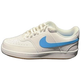 Кроссовки Nike Court Vision Low Skateboarding Shoes Men Low-top White/University Blue North Carolina White/Blue, белый/синий hj9105-100 | white/university blue north carolina white/blue