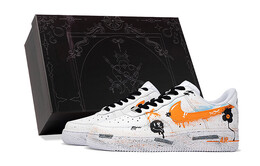 Кроссовки Nike Air Force 1 Skateboarding Shoes Men Low-top Orange/White, оранжевый/белый/голубой cw2288-111(team拾柒-男款低帮橙色玩家板鞋) | team orange/cloud white/team light blue