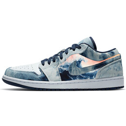Баскетбольные кроссовки Air 1 Vintage Men Low-Touch Blue/White Jordan cz8455-100(team181-朝霞海浪) | blue