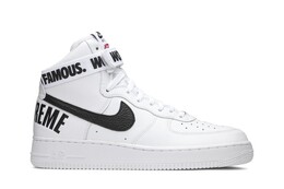 Кроссовки Nike Supreme x Air Force 1 High Supreme 'White', белый 698696 100 | white