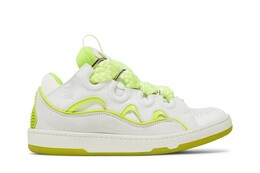 Кроссовки Lanvin Curb Sneakers 'White Fluo Yellow', белый fm skrk11 drap p23 00f8 | white
