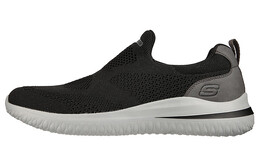 Delson 3.0 Кроссовки Lifestyle мужские с низким верхом черного цвета Skechers 210405-blk
