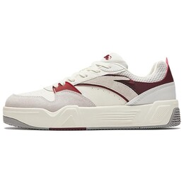 Кроссовки Anta Life Collection Skateboarding Shoes Men Low-top Ivory White/sand Gray/crimson Red, красный 912438037-5 | ivory white/sand gray/crimson red