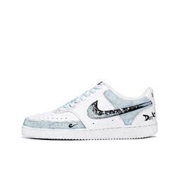 Кроссовки для скейтборда Court Vision 1 мужские низкие черный/синий/белый Nike dh2987-110（team309-梦游沧海qd） | black/blue/white