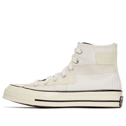 Кроссовки chuck 70 hi 'mono patchwork - antique white' Converse, белый 167139c | white